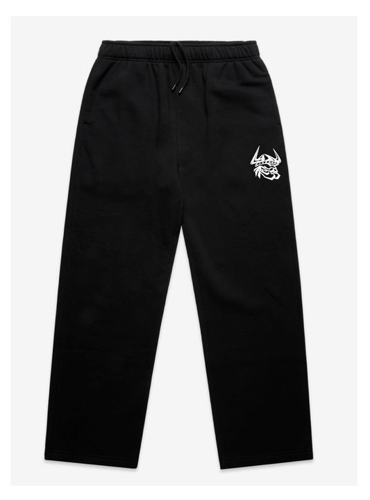 Raiders Straight Leg Trackpants (Black)
